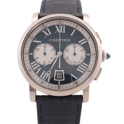 Cartier Rotonde De 40mm Blue Dial Watch Ref# W1556239