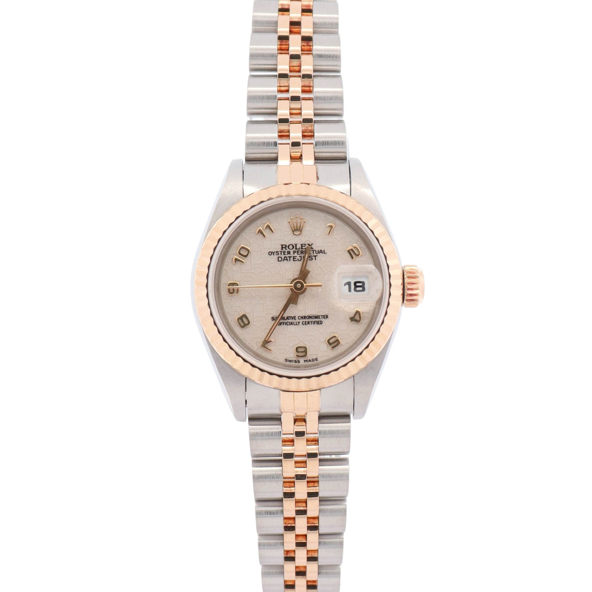 Rolex Datejust 26mm White Dial Watch Ref# 69173