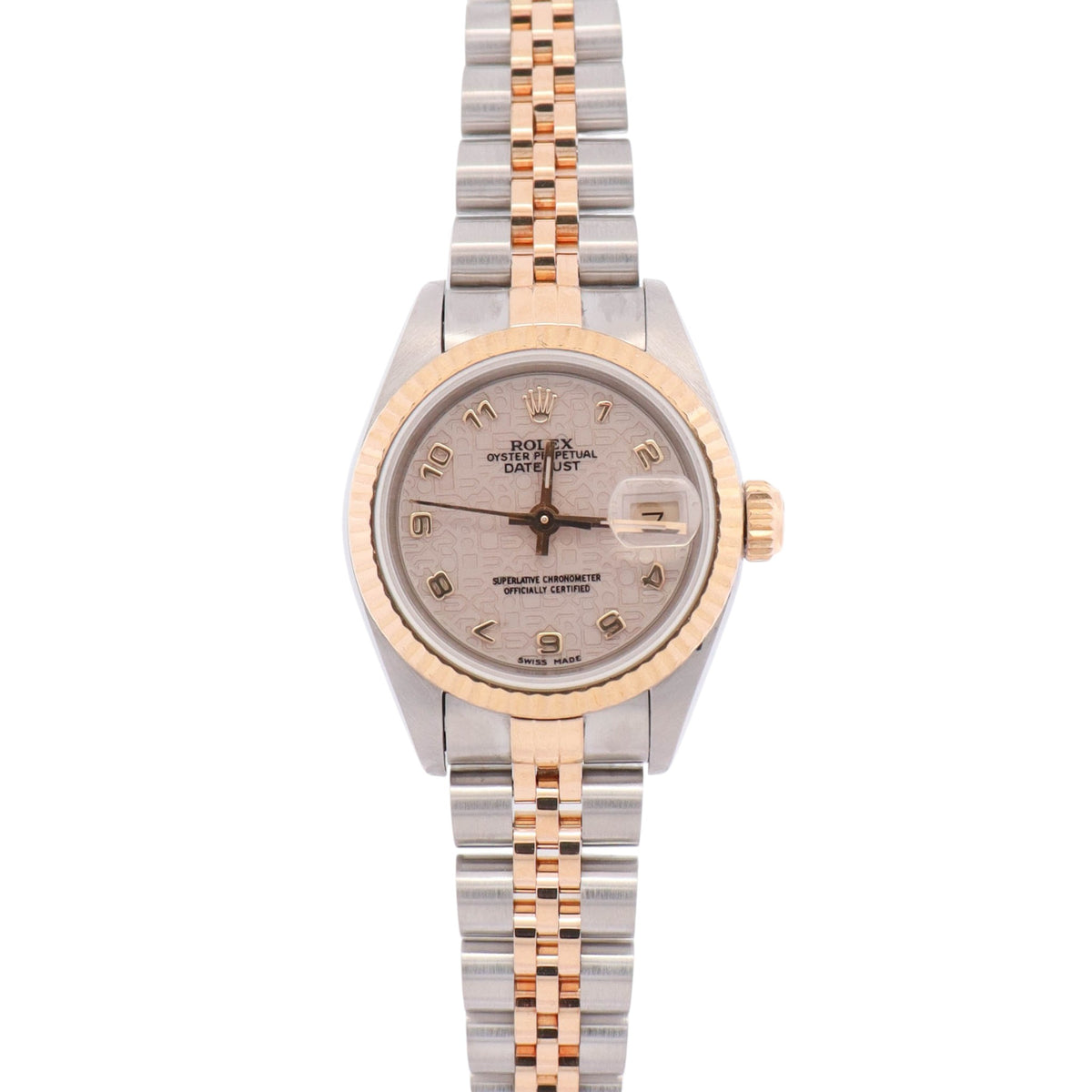 Rolex Datejust 26mm Ivory Dial Watch Ref# 69173