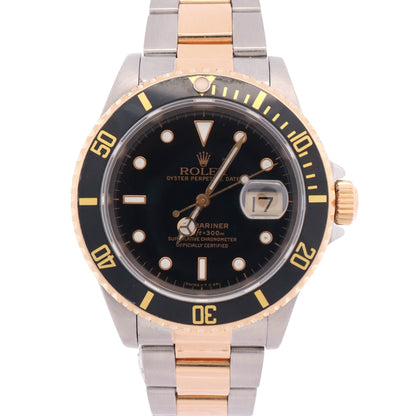 Rolex Submariner 40mm Black Dial Watch Ref# 16613