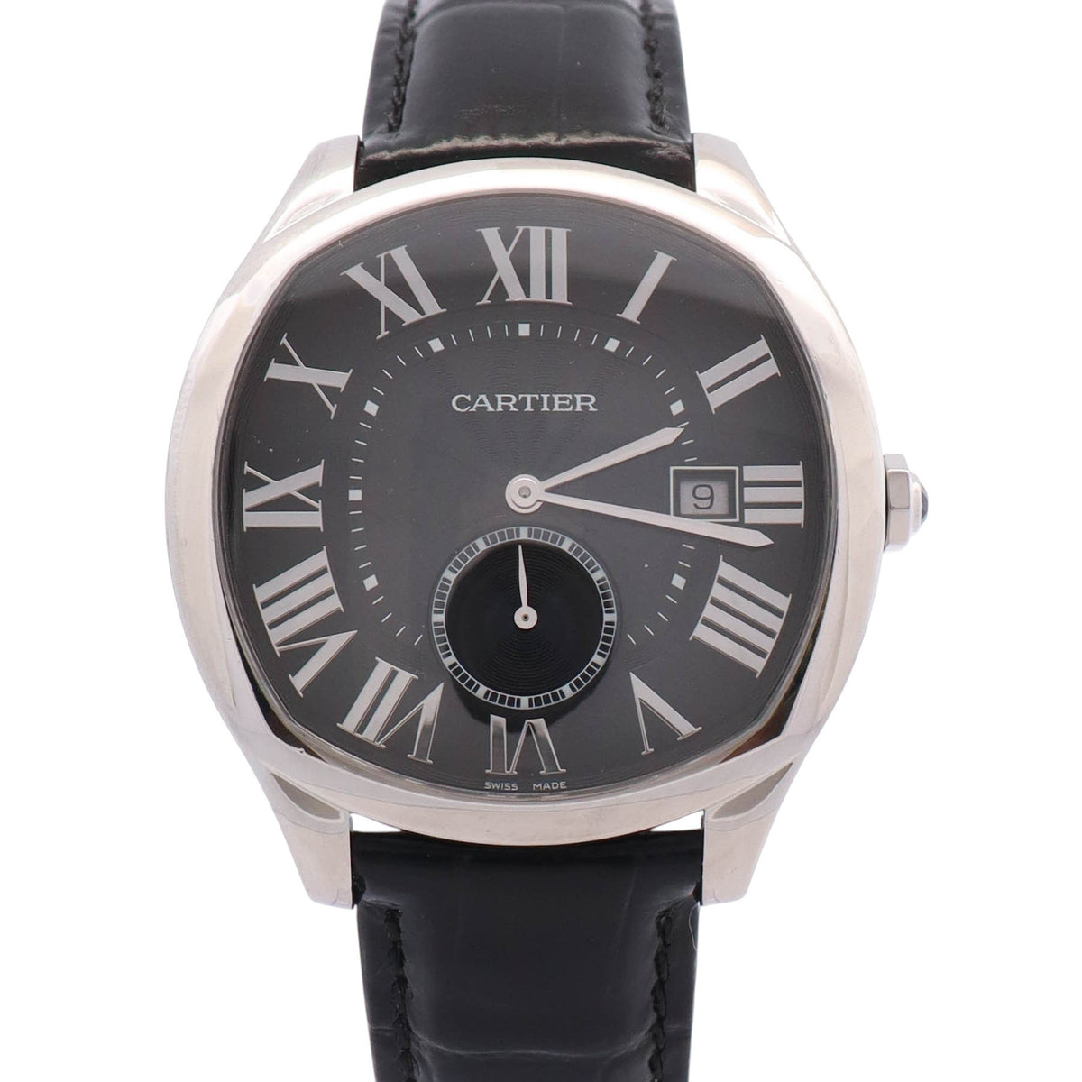 Cartier Drive 41mm Black Dial Watch Ref# WSNM0006