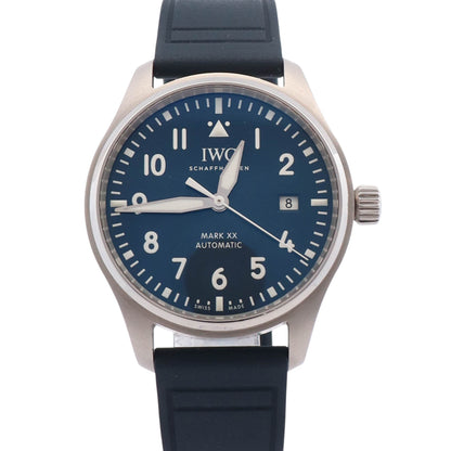 IWC Pilot's Watch Mark XX 43mm Blue Dial Watch Ref# IW328203