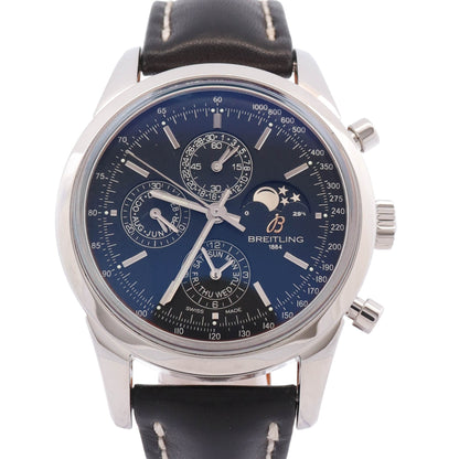 Breitling Transocean 1461 43mm Black Dial Watch Ref# A19310