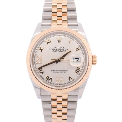 Rolex Datejust 36mm Silver Dial Watch Ref# 126233