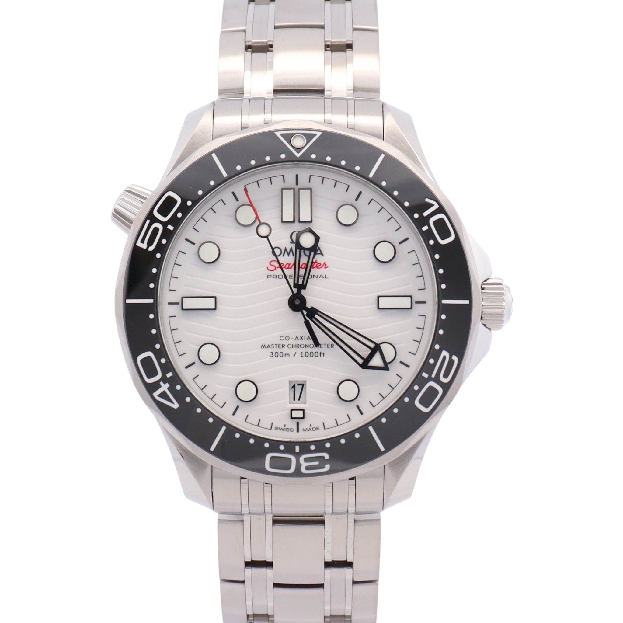 Omega Seamaster 42mm White Dial Ref# 210.30.42.20.04.001