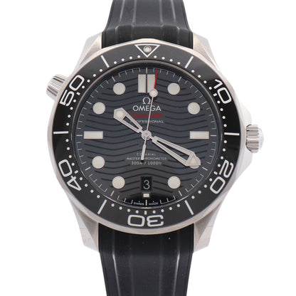 Omega Seamaster 42mm Black Wave Dial Watch Ref# 210.32.42.20.01.001