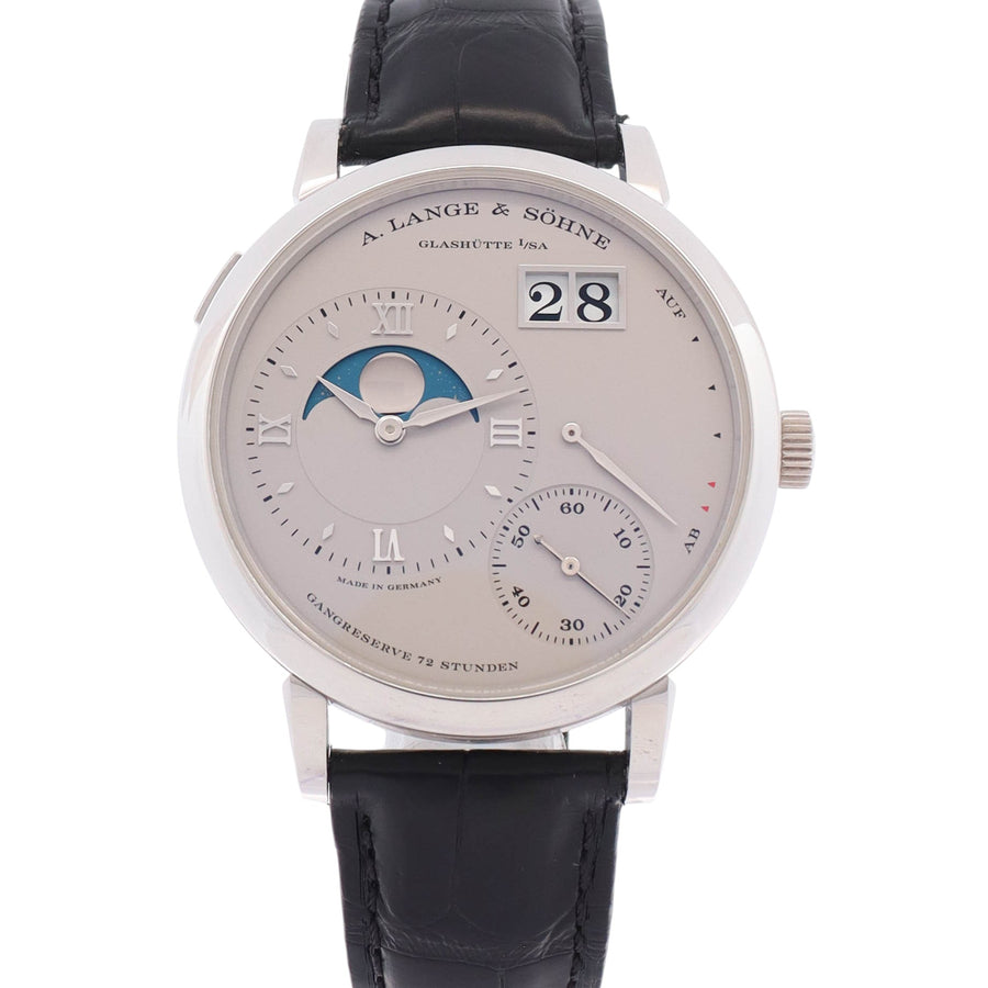 A. Lange & Sohne Moonphase 41mm Black Dial Watch Ref# 139.025G