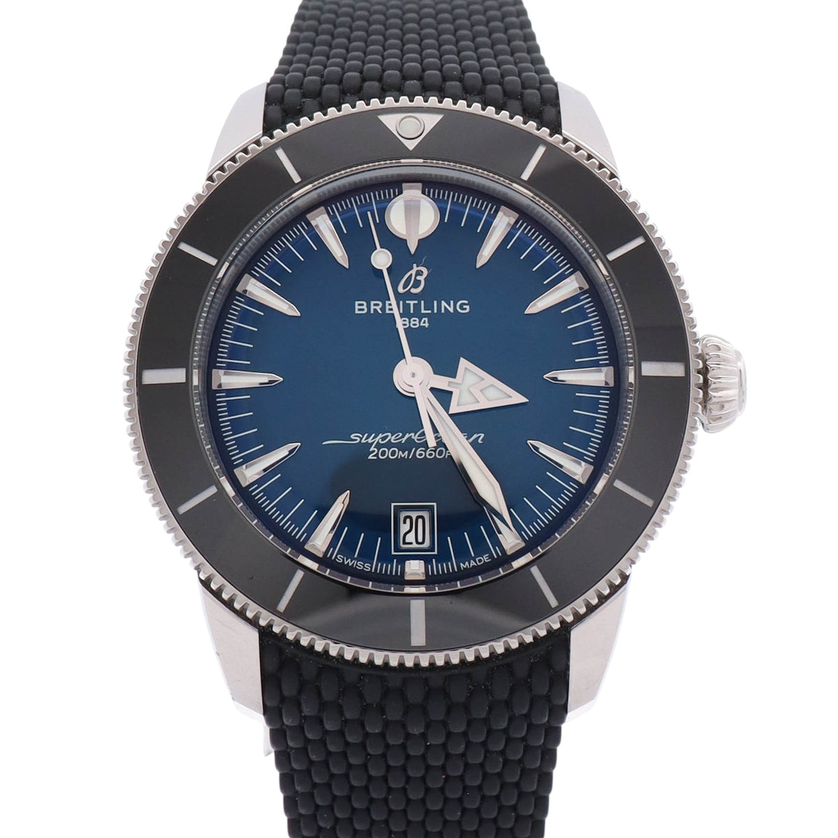 Breitling Superocean 44mm Black Dial Watch Ref# AB2030121B1S1