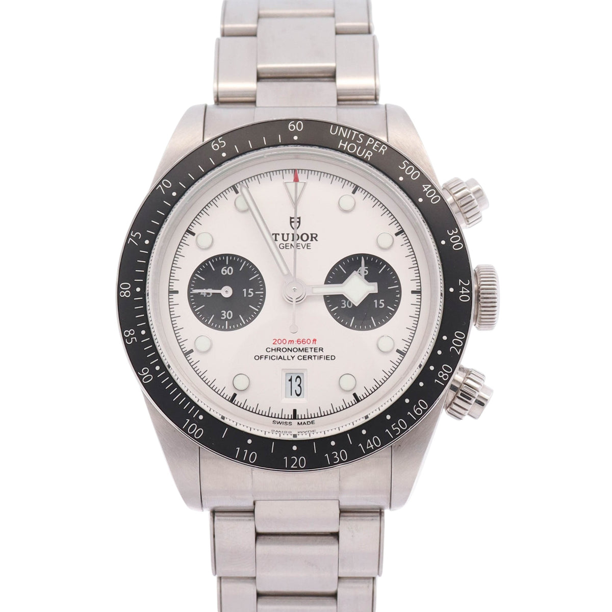 Tudor Black Bay Chrono 41mm White Dial Watch Ref# 79360N