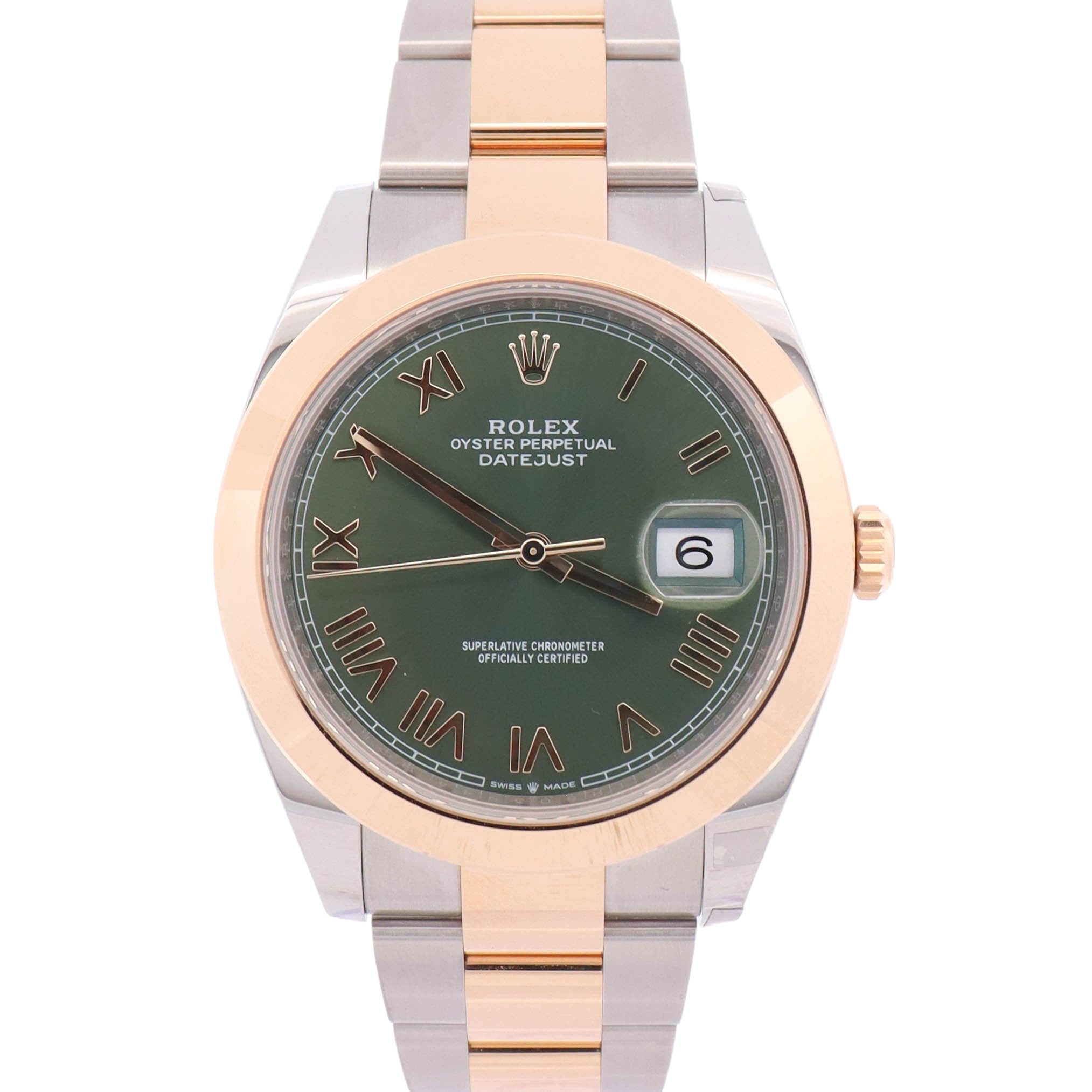 Rolex Datejust 41mm Green Dial Watch Ref# 126303