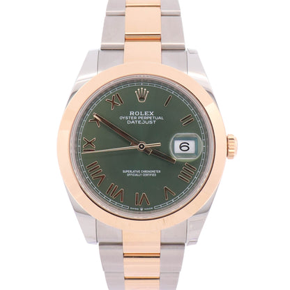 Rolex Datejust 41mm Green Dial Watch Ref# 126303
