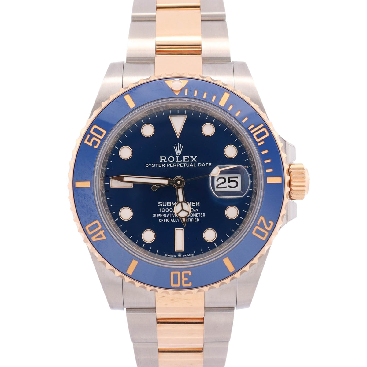 Rolex Submariner 41mm Blue Dial Watch Ref#  126613LB