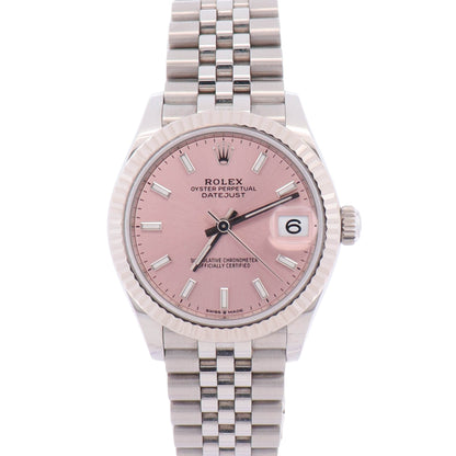 Rolex Datejust 31mm Pink Dial Watch Ref# 278274