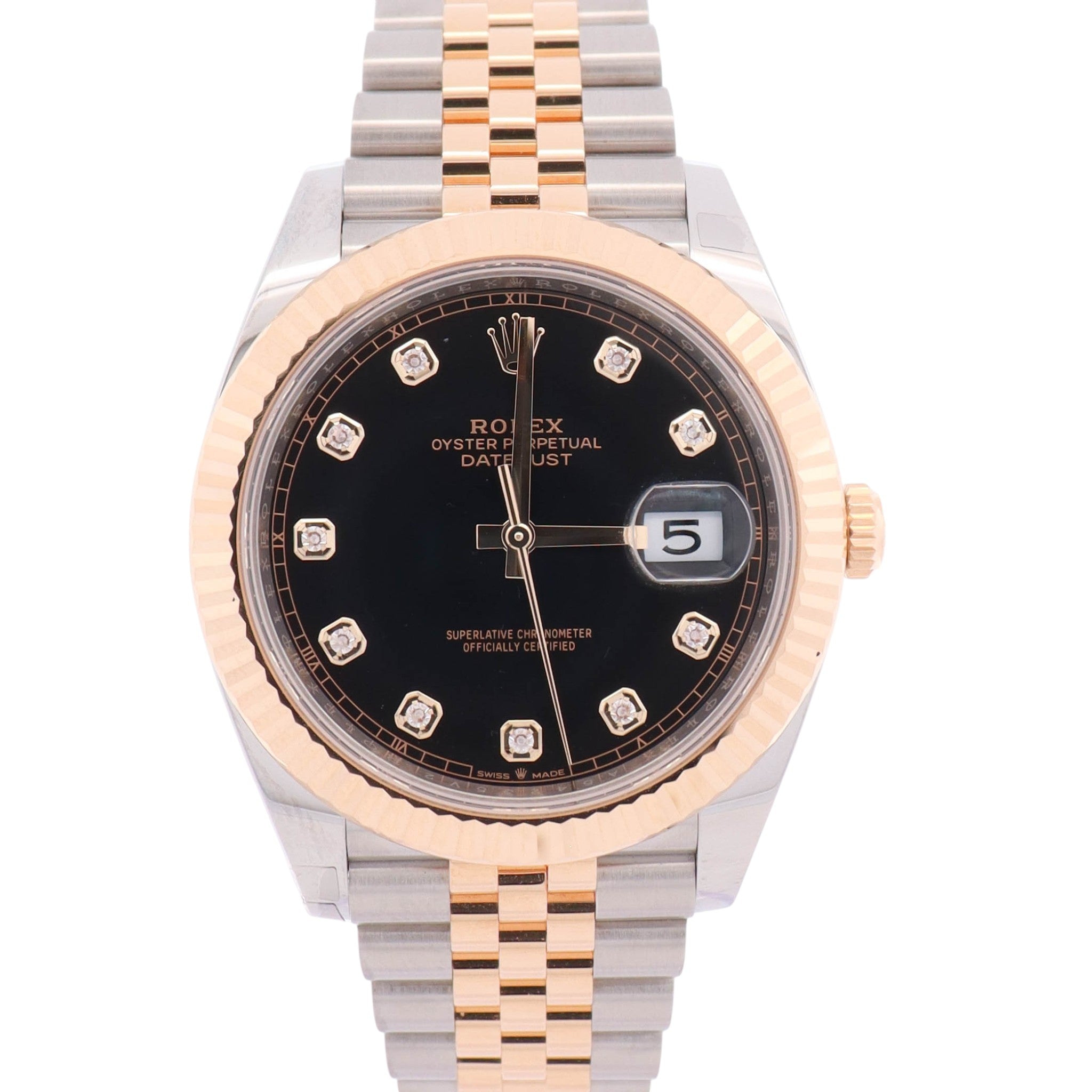 Rolex Datejust 41mm Black Dial Watch Ref# 126333