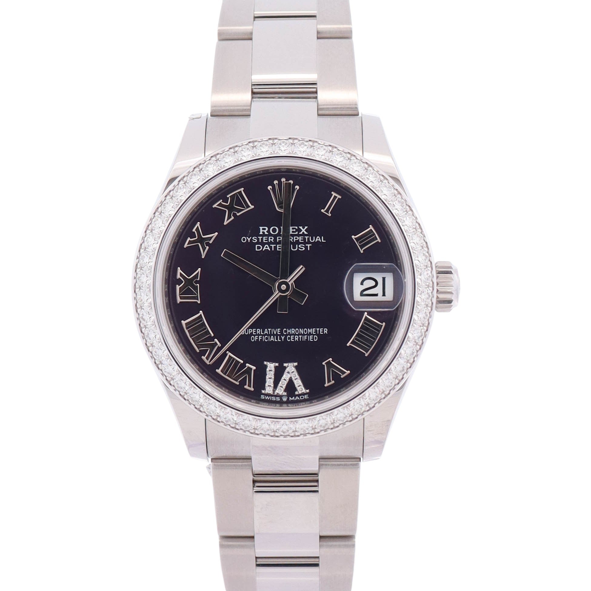 Rolex Datejust 31mm Purple Dial Watch Ref# 278384RBR