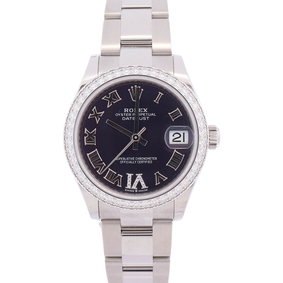 Rolex Datejust 31mm Purple Dial Watch Ref# 278384RBR