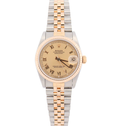 Rolex Datejust 31mm Champagne Dial Watch Ref# 68273