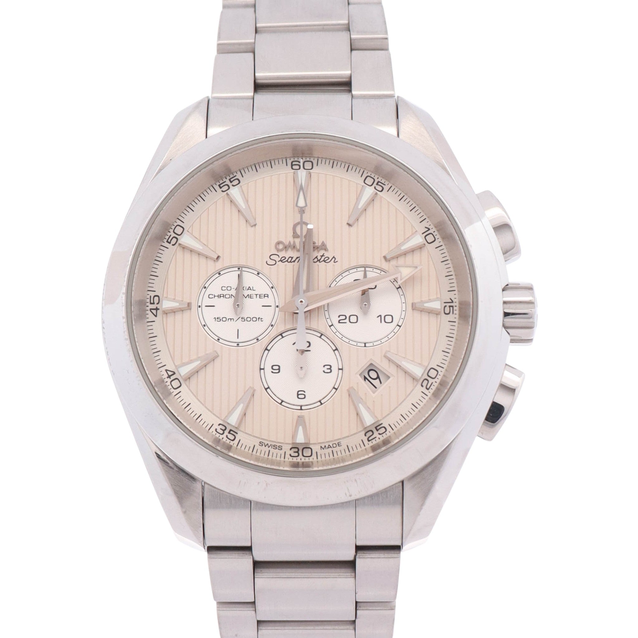 Omega Seamaster Aqua Terra 44mm Ivory Dial Watch Ref: 231.10.44.50.09.001