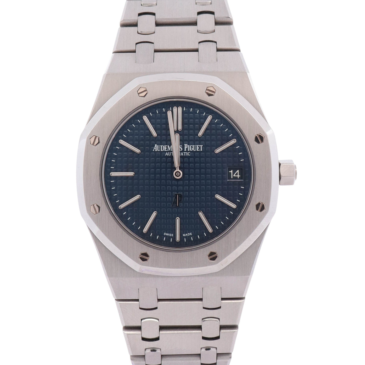 Audemars Piguet Royal Oak "Jumbo" 39mm Blue Dial Watch Ref# 15202ST.OO.1240ST.01