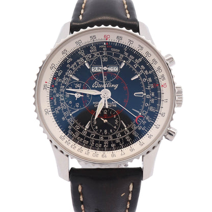 Breitling Montbrilliant 43mm Black Dial Watch Ref# A2133012