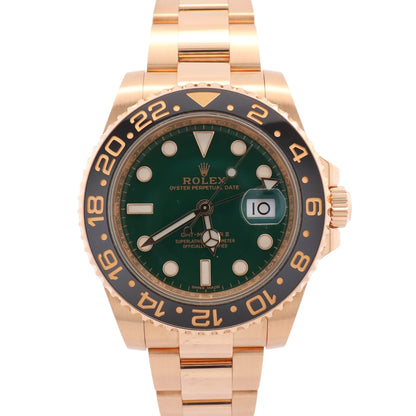 Rolex GMT Master II 40mm Green Dial Watch Ref# 116718LN