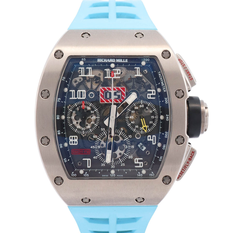 Richard Mille RM011 FM "Filipe Massa" 50 x 40mm Skeletonized Dial Watch Ref# RM011
