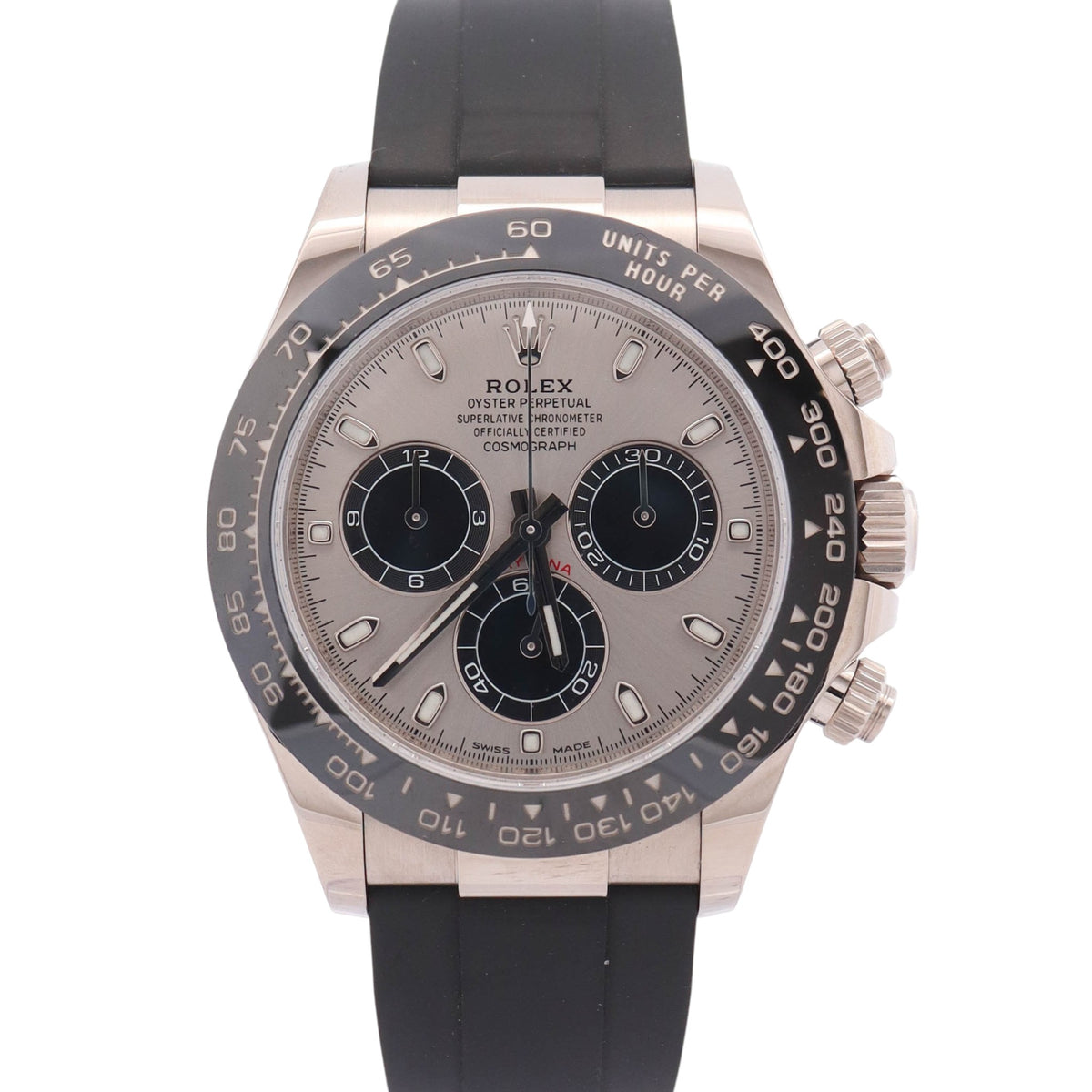 Rolex Daytona 40mm Silver Dial Watch Ref# 116519LN