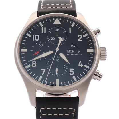 IWC Pilots 43mm Black Dial Watch Ref# IW377709