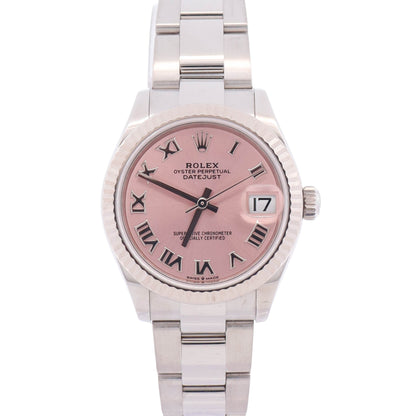 Rolex Datejust 31mm Pink Dial Watch Ref# 278274