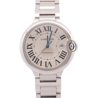 Cartier Ballon Bleu 42mm Silver Dial Watch Ref# W69012Z4