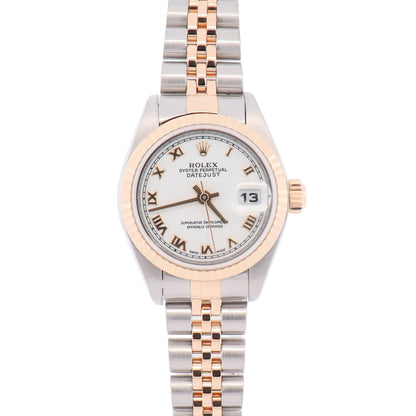 Rolex Datejust 26mm White Dial Watch Ref# 69173