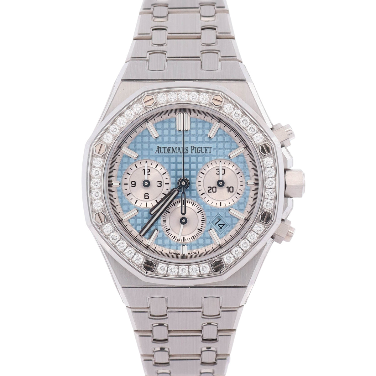 Audemars Piguet Royal Oak Blue Dial Watch Ref# 26715ST.ZZ.1356ST.01