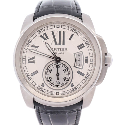 Cartier Calibre De 42mm Silver Dial Watch Ref# W7100037