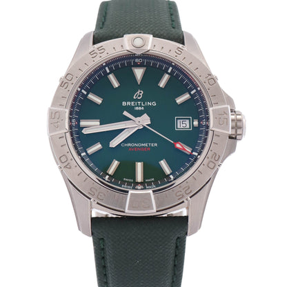 Breitling Avenger 42mm Green Dial Watch Ref# A17328