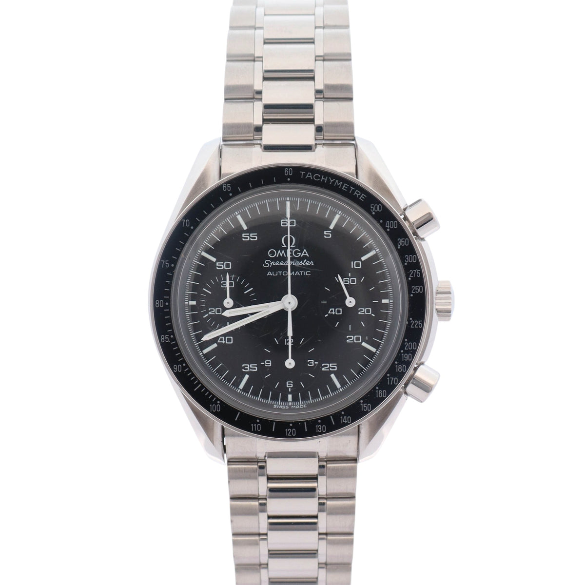 Omega Speedmaster Reduced 39mm Black Dial Watch Ref# 3510.50.00