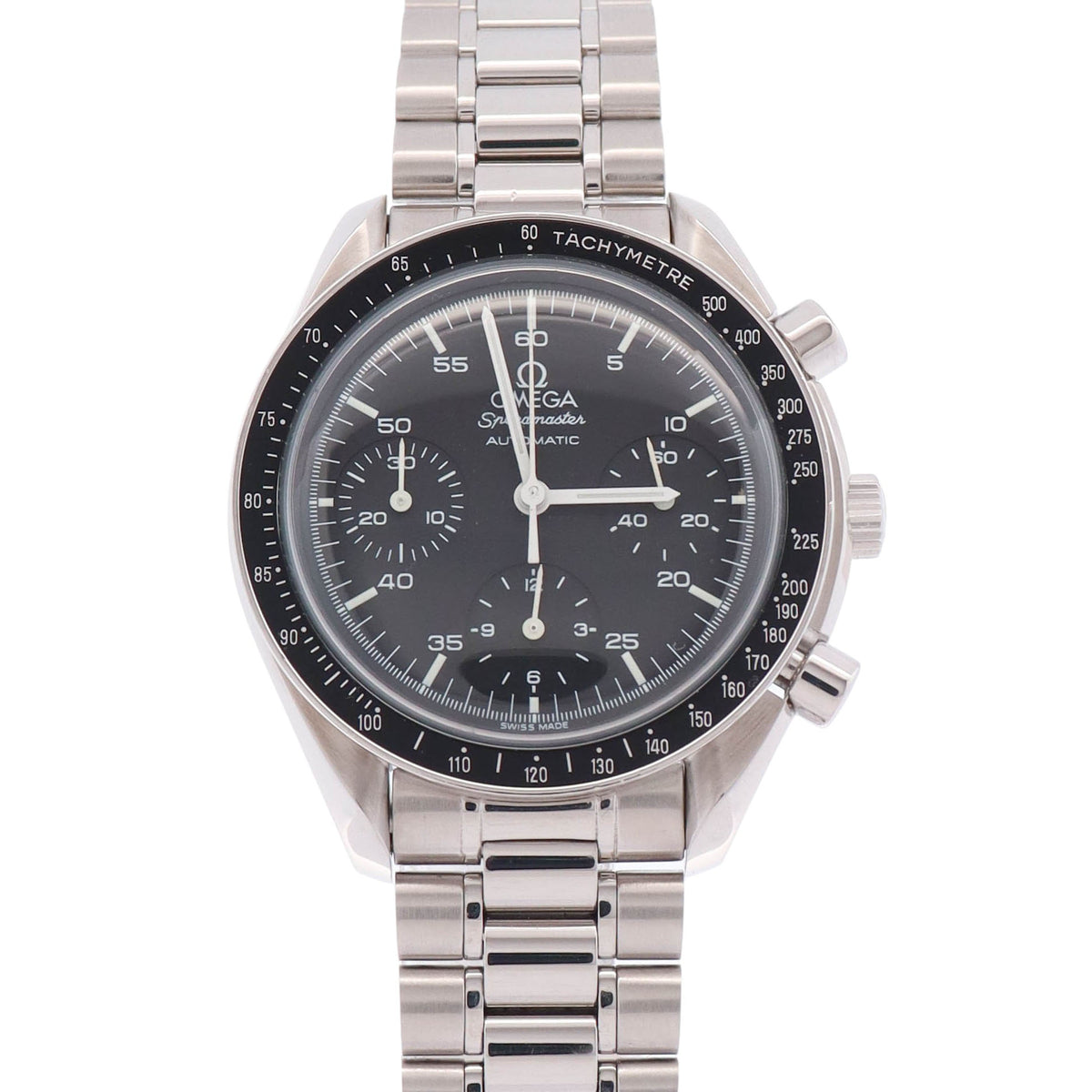 Omega Speedmaster Reduced 39mm Black Dial Watch Ref# 3510.50.00