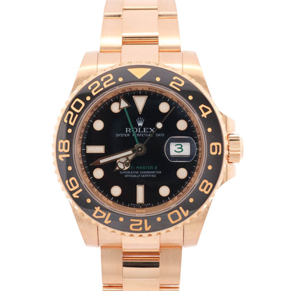 Rolex GMT Master II 40mm Black Dial Watch Ref# 116718LN