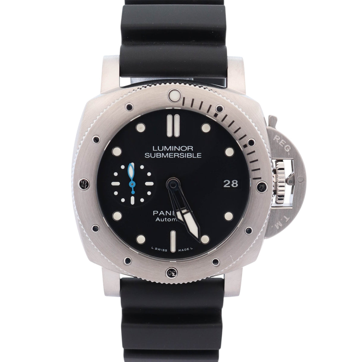 Panerai Luminor Submersible 1950 42mm Black Dial Watch Ref# PAM00682