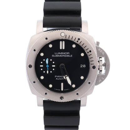 Panerai Luminor Submersible 1950 42mm Black Dial Watch Ref# PAM00682