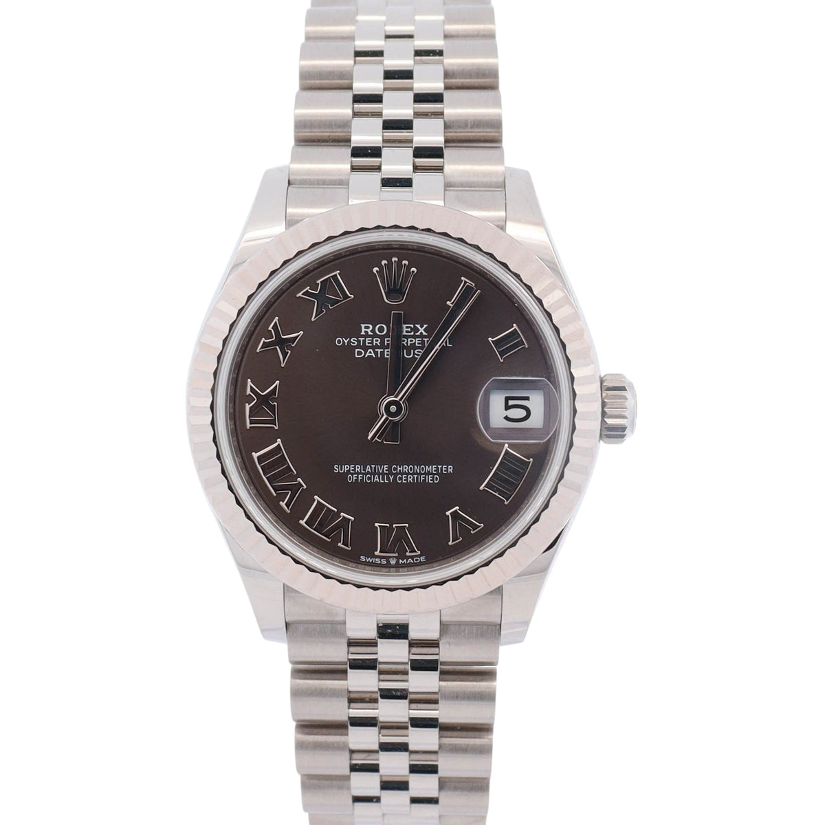 Rolex Datejust 31mm Rhodium Dial Watch Ref# 278274