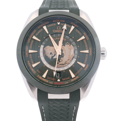 Omega Seamaster Aqua Terra 39mm Green Dial Watch Ref# 220.32.43.22.10.001