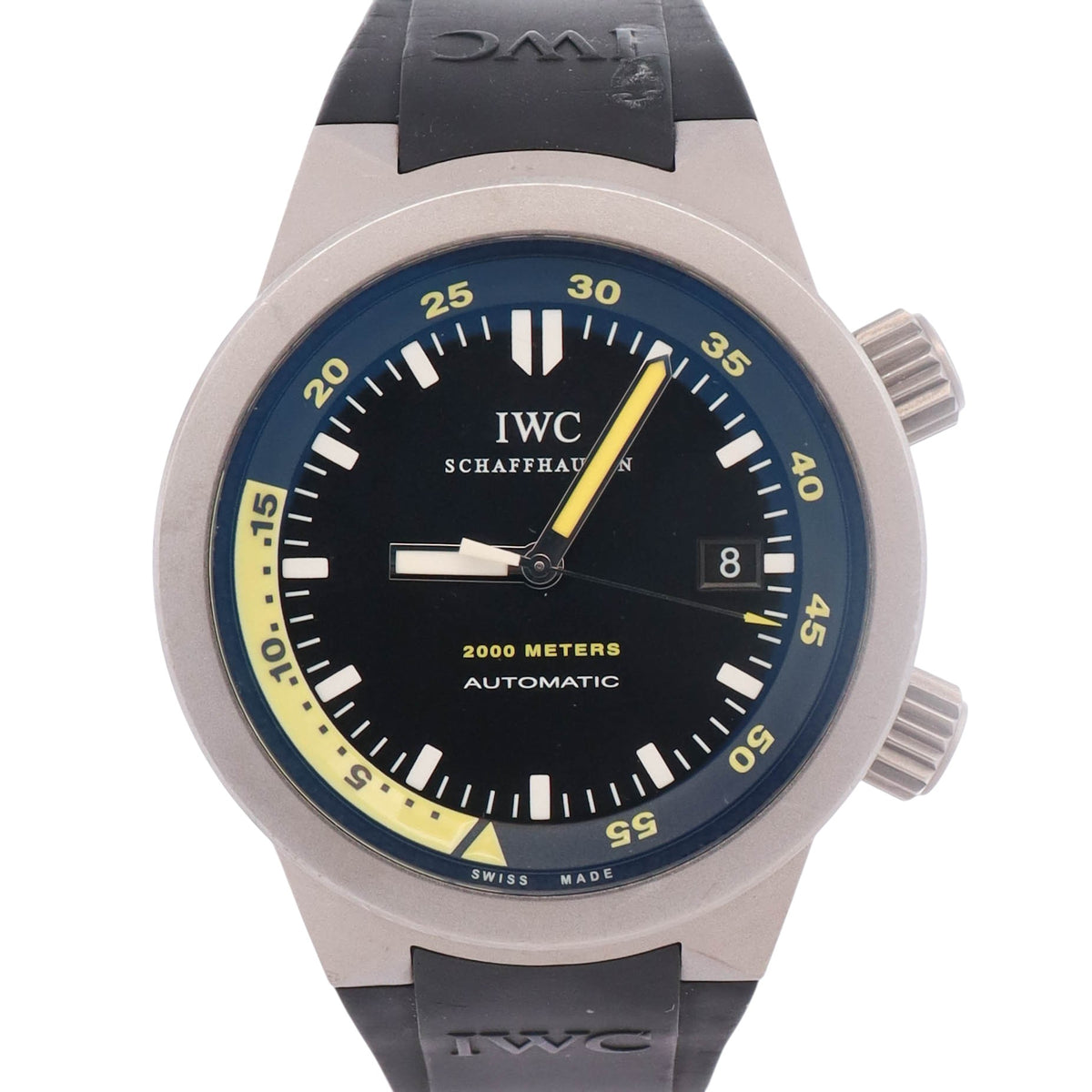 IWC Aquatimer 2000 42mm Black Dial Watch Ref# IW353804