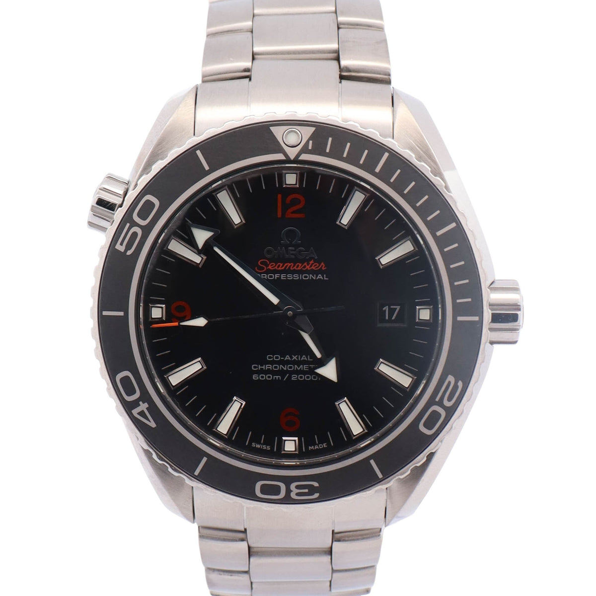Omega Seamaster 45.5mm Black Dial Watch Ref# 232.30.46.21.01.003