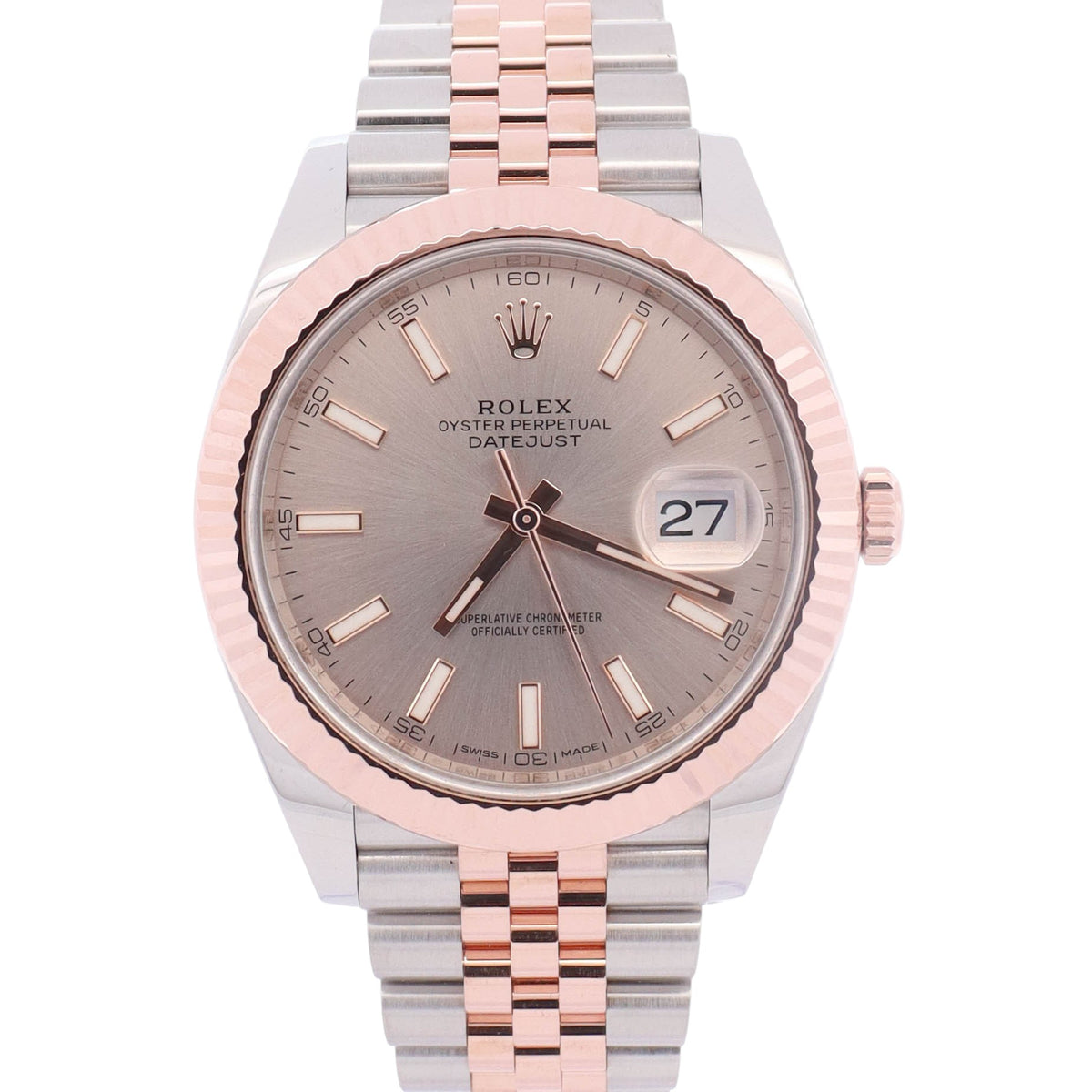 Rolex Datejust 41mm Sundust Dial Watch Ref# 126331