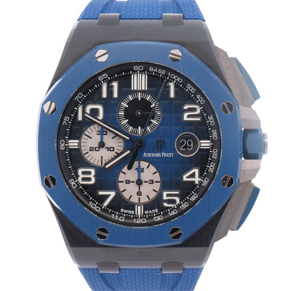 Audemars Piguet Royal Oak Offshore 44mm Blue Dial Watch Ref: 26405CE.OO.A030CA.01