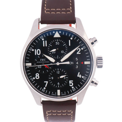 IWC Pilot 43mm Black Dial Watch Ref# IW377701