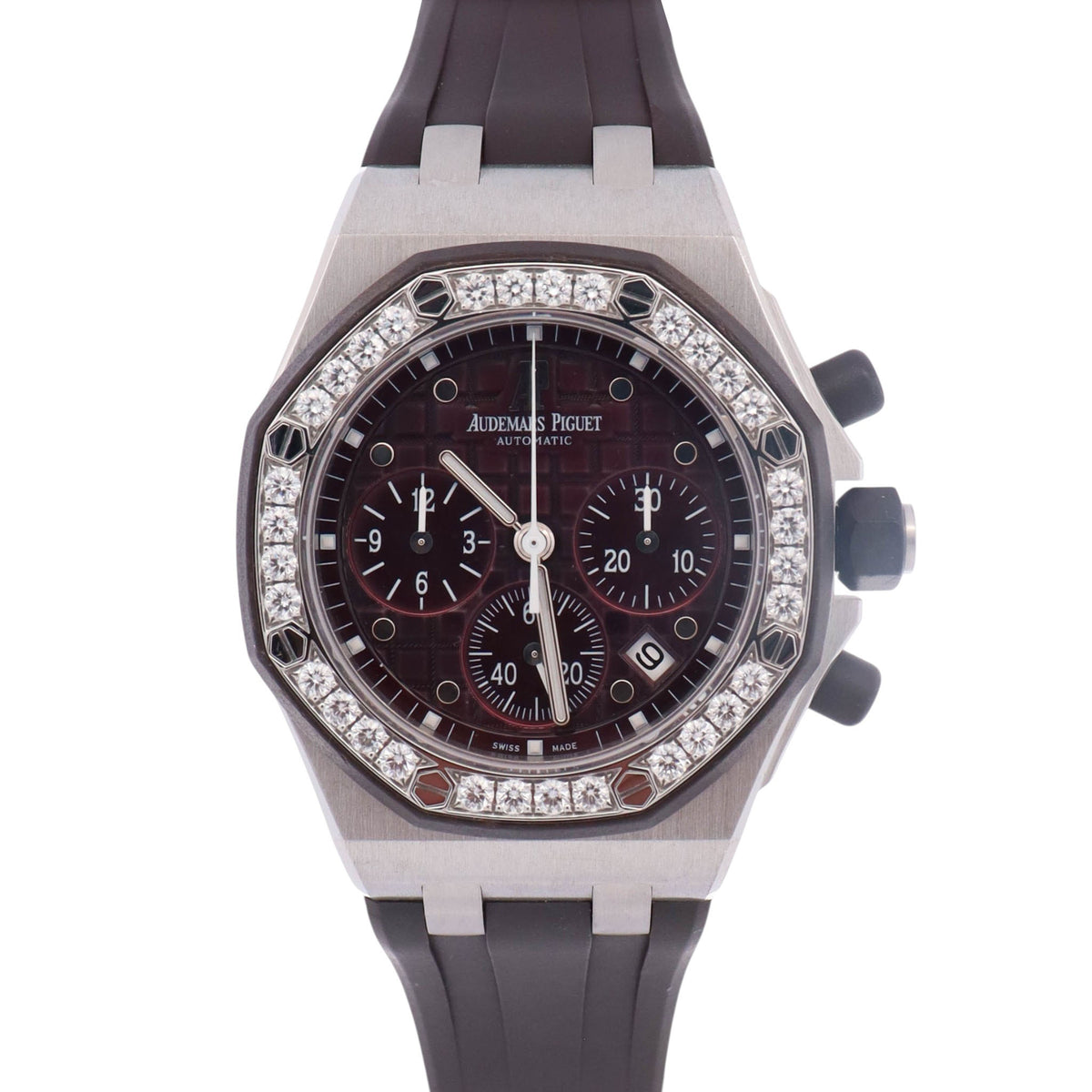 Audemars Piguet Royal Oak Offshore 37mm Deep Purple Dial Watch Ref: 26048SK.ZZ.D066CA.01