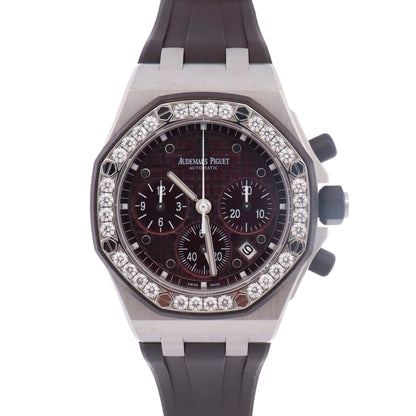 Audemars Piguet Royal Oak Offshore 37mm Deep Purple Dial Watch Ref: 26048SK.ZZ.D066CA.01