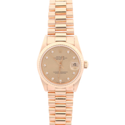 Rolex Datejust 31mm Champagne Dial Watch Ref# 68278