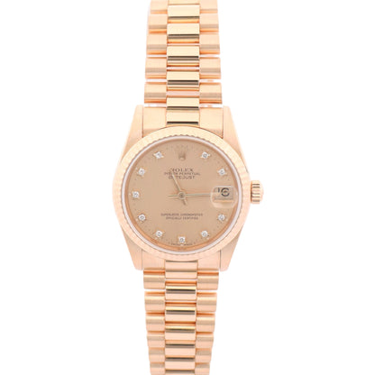 Rolex Datejust 31mm Champagne Dial Watch Ref# 68278